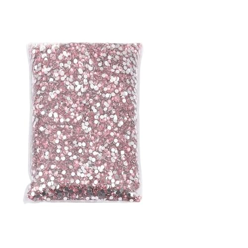 Hotfix Strasssteine Hotfix-Strasssteine, großes Paket, Harz, nicht, lose, flache Kristalle, Nagel, DIY, Glitzerstein(Dark Pink,PCS_5MM 3000PCS) von FJOADNVM