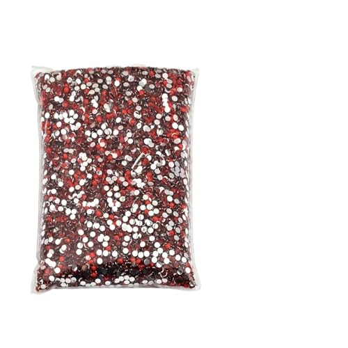 Hotfix Strasssteine Hotfix-Strasssteine, großes Paket, Harz, nicht, lose, flache Kristalle, Nagel, DIY, Glitzerstein(Sun Red,PCS_2MM 10000PCS) von FJOADNVM