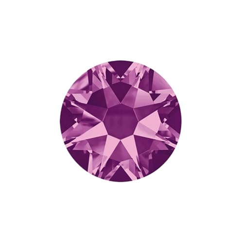 Hotfix Strasssteine Nicht Hotfix DIY Strass Kristall Stick Auf Nägel Flache Rückseite for Nagel Kunst Dekorationen(Amethyst,SS40 144Pcs) von FJOADNVM