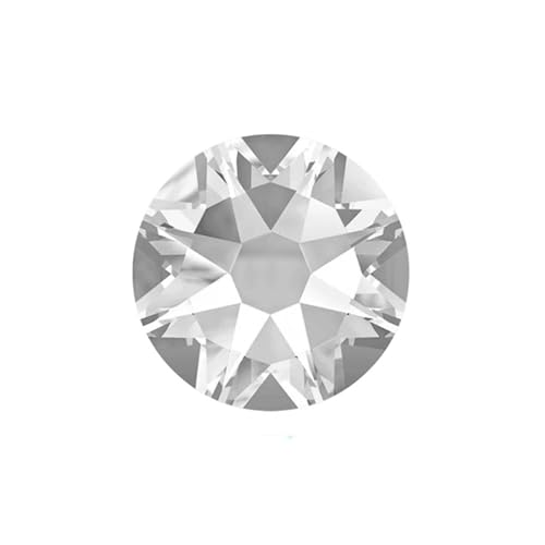 Hotfix Strasssteine Nicht Hotfix DIY Strass Kristall Stick Auf Nägel Flache Rückseite for Nagel Kunst Dekorationen(Crystal,SS20 1440Pcs) von FJOADNVM
