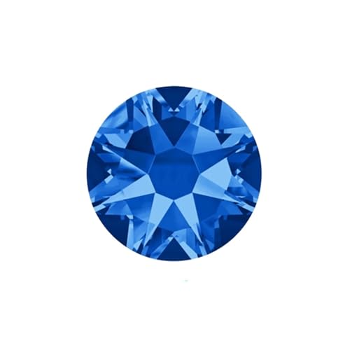Hotfix Strasssteine Nicht Hotfix DIY Strass Kristall Stick Auf Nägel Flache Rückseite for Nagel Kunst Dekorationen(Sapphire,SS16 1440Pcs) von FJOADNVM