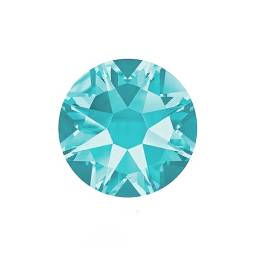 Hotfix Strasssteine Nicht Hotfix DIY Strass Kristall Stick Auf Nail art Dekorationen Handarbeit Kleidung(Aquamarine,SS40 144Pcs) von FJOADNVM