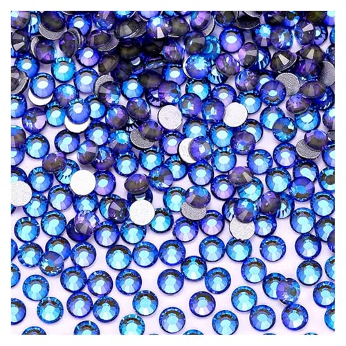 Hotfix Strasssteine Nicht-Hotfix-Strasssteine, Bling Crystal Opal-Serie, Super-Glitzerglas, flache Rückseite, Kristalle for DIY-Nagelkunst, Charm-Edelsteine(Crystal diamond,SS16-1440PCS) von FJOADNVM