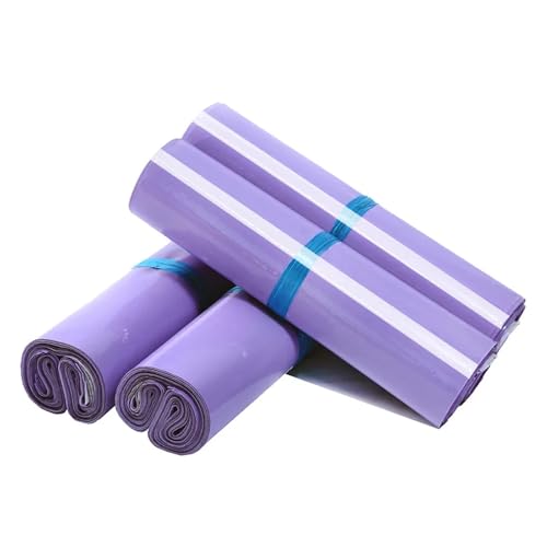 Versandtaschen Kleidung 10 Teile/los Kleine Größe Kurier Tasche Wasserdichte Lagerung Tasche Verdicken Versand Verpackung Tasche Rose Rot Kunststoff Umschlag Poly Mailbag(PURPLE,15x27cm) von FJOADNVM