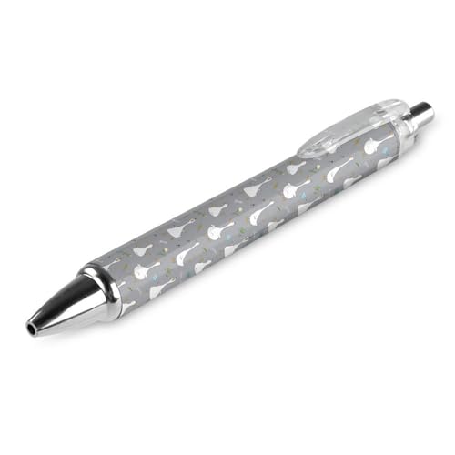 FJQWKLF Niedlicher Kugelschreiber mit Gänse-Tiermuster, schwarz, für Männer und Frauen, Druckkugelschreiber, 0,5 mm Kugelschreiber für flüssiges Schreiben, 1 Stück FJQWKLF Niedlicher Kugelschreiber mit Gänse-Tiermuster, schwarz, für Männer und Frauen, Druckkugelschreiber, 0,5 mm Kugelschreiber für flüssiges Schreiben, 1 Stück von FJQWKLF