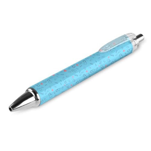 FJQWKLF NurseTheme Schwarzer Kugelschreiber für Männer und Frauen, Druckkugelschreiber, 0,5 mm Kugelschreiber für flüssiges Schreiben, 1 Stück FJQWKLF NurseTheme Schwarzer Kugelschreiber für Männer und Frauen, Druckkugelschreiber, 0,5 mm Kugelschreiber für flüssiges Schreiben, 1 Stück von FJQWKLF