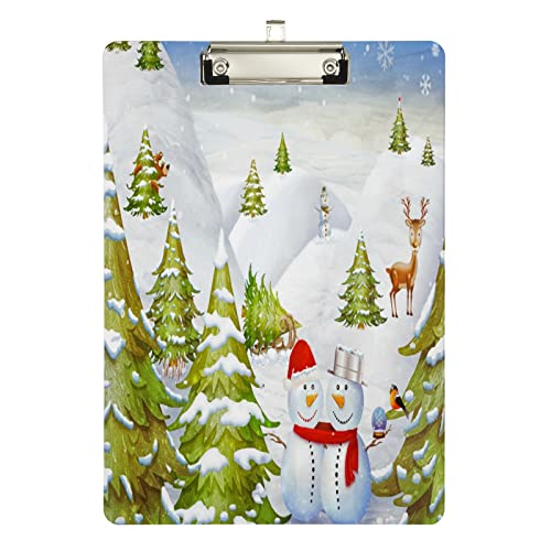 Klemmbrett aus Acryl, Schneeelch, A4-Letter-Größe, Standard-Klemmbrett, silberfarbenes Klemmbrett, ideal für Studenten, Büro, Schule, Krankenschwestern, 31,8 x 21,6 cm Klemmbrett aus Acryl, Schneeelch, A4-Letter-Größe, Standard-Klemmbrett, silberfarbenes Klemmbrett, ideal für Studenten, Büro, Schule, Krankenschwestern, 31,8 x 21,6 cm von FJQWKLF