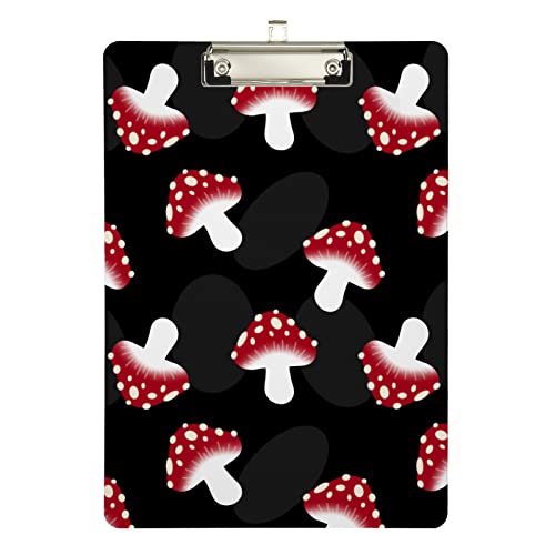 Klemmbrett aus Acryl, niedlicher kleiner Pilz, A4-Letter-Größe, Standard-Klemmbrett, silberfarbenes Klemmbrett, ideal für Studenten, Büro, Schule, Krankenschwestern, 31,8 x 21,6 cm Klemmbrett aus Acryl, niedlicher kleiner Pilz, A4-Letter-Größe, Standard-Klemmbrett, silberfarbenes Klemmbrett, ideal für Studenten, Büro, Schule, Krankenschwestern, 31,8 x 21,6 cm von FJQWKLF
