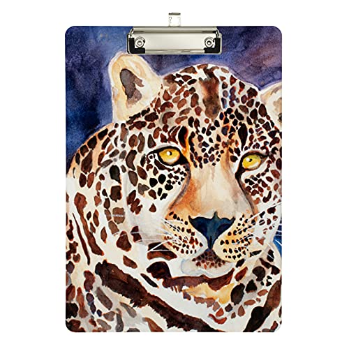 Klemmbrett aus Acryl mit Tiermotiv, Katze, Wildtiere, A4-Letter-Größe, Standard-Klemmbrett, silberfarbenes Klemmbrett, ideal für Studenten, Büro, Schule, Krankenschwestern, 31,8 x 21,6 cm Klemmbrett aus Acryl mit Tiermotiv, Katze, Wildtiere, A4-Letter-Größe, Standard-Klemmbrett, silberfarbenes Klemmbrett, ideal für Studenten, Büro, Schule, Krankenschwestern, 31,8 x 21,6 cm von FJQWKLF