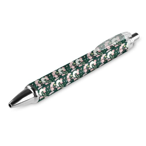 Niedlicher schwarzer Kugelschreiber mit Axolotl-Kawaii-Muster für Männer und Frauen, einziehbarer Stift, 0,5 mm Kugelschreiber für flüssiges Schreiben, 1 Stück Niedlicher schwarzer Kugelschreiber mit Axolotl-Kawaii-Muster für Männer und Frauen, einziehbarer Stift, 0,5 mm Kugelschreiber für flüssiges Schreiben, 1 Stück von FJQWKLF
