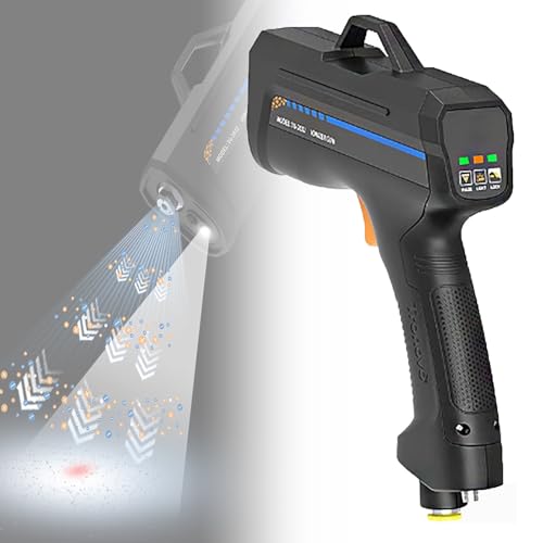 FJYAWEN Ionisierende Luftpistole, Hand-Antistatikpistole, Statischer Eliminator, Mit Stauberkennungslicht Und Infrarotlampe, Für Saubere Elektronik, Autos,Pulse von FJYAWEN