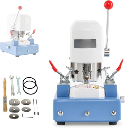 FJYAWEN Linsenschablonen-Stanzmaschine, Linsenbohrer, 6000 U/Min Bohrer, Brillenbohrer, Schablonenbohrmaschine Mit Transparenter Skala, Vorrichtungsspannvorrichtung Und Abnehmbarer Basis FJYAWEN Linsenschablonen-Stanzmaschine, Linsenbohrer, 6000 U/Min Bohrer, Brillenbohrer, Schablonenbohrmaschine Mit Transparenter Skala, Vorrichtungsspannvorrichtung Und Abnehmbarer Basis von FJYAWEN
