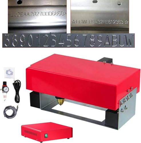 FJYAWEN Tragbare Pneumatische Nadelpräger, Hand-Nadelpräger, Luftbetriebene Metall-/Nadelpräger-Graviermaschine Zur Verwendung Mit Großen Und Schweren Metallteilen Wie Autochassis,S-135 * 50mm FJYAWEN Tragbare Pneumatische Nadelpräger, Hand-Nadelpräger, Luftbetriebene Metall-/Nadelpräger-Graviermaschine Zur Verwendung Mit Großen Und Schweren Metallteilen Wie Autochassis,S-135 * 50mm von FJYAWEN