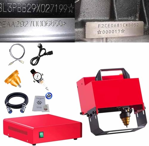 FJYAWEN Tragbare Pneumatische Nadelpräger-Markiermaschine, Tiefe 0,02 – 1 Mm, Markierung Pneumatische Metall-/Nadelpräger-Markiergraviermaschine Für Vin-Code-Fahrgestellnummern,D-80 * 20mm FJYAWEN Tragbare Pneumatische Nadelpräger-Markiermaschine, Tiefe 0,02 – 1 Mm, Markierung Pneumatische Metall-/Nadelpräger-Markiergraviermaschine Für Vin-Code-Fahrgestellnummern,D-80 * 20mm von FJYAWEN
