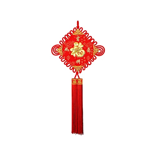 FKJLUN Großer chinesischer Knoten-Quasten-Anhänger, Feng Shui, chinesischer Glücksknoten, glücklicher chinesischer Knoten, glücksverheißender Anhänger für Frühlingsfest, Feiertage, Neujahr, FKJLUN Großer chinesischer Knoten-Quasten-Anhänger, Feng Shui, chinesischer Glücksknoten, glücklicher chinesischer Knoten, glücksverheißender Anhänger für Frühlingsfest, Feiertage, Neujahr, von FKJLUN