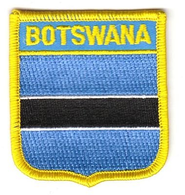 Wappen Aufnäher Patch Botswana Flagge Fahne FLAGGENMAE® von FLAGGENMAE