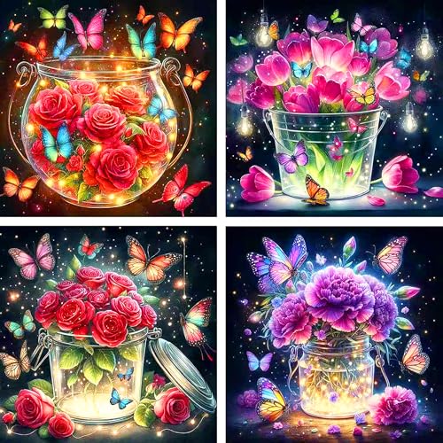 Diamond Painting Kinder, 4 Pack Diamanten Kinder, Süß Tiere Diamond Painting für ab 6 7 8 9 10 11 12 Jahre, DIY Mosaik Bastelset Weihnachtsgeschenke Diamond Painting Kinder, 4 Pack Diamanten Kinder, Süß Tiere Diamond Painting für ab 6 7 8 9 10 11 12 Jahre, DIY Mosaik Bastelset Weihnachtsgeschenke von FLAJZ