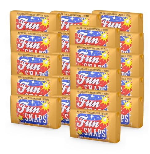 1000x Knallerbsen Fun Snaps für Knallvergnügen für Silvester - Knallteufel für Jugendliche und Kinder geeignet von FLAME X BURN