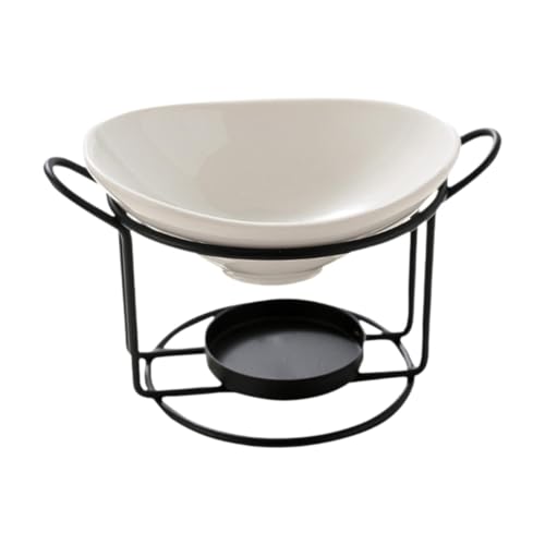 FLCPJGV Duftlampe Aromalampe Duftspender Kerzenhalter Und Stövchen für Duftöl Und Wachs mit Abnehmbarer Keramikschale auf Eisenständer für Terrasse Un, Schwarz FLCPJGV Duftlampe Aromalampe Duftspender Kerzenhalter Und Stövchen für Duftöl Und Wachs mit Abnehmbarer Keramikschale auf Eisenständer für Terrasse Un, Schwarz von FLCPJGV