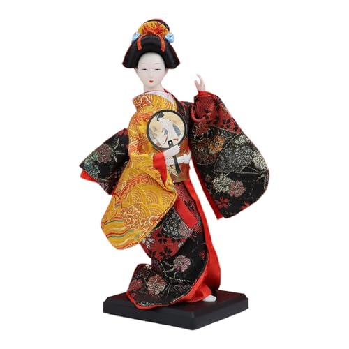FLCPJGV Geisha Puppe Japanische Statuette Sammlerfigur Im Kimono Dekorative Tischfigur mit Feiner Stickerei auf Der Kleidung für EIN Japanisches Ambiente Im, Style B FLCPJGV Geisha Puppe Japanische Statuette Sammlerfigur Im Kimono Dekorative Tischfigur mit Feiner Stickerei auf Der Kleidung für EIN Japanisches Ambiente Im, Style B von FLCPJGV