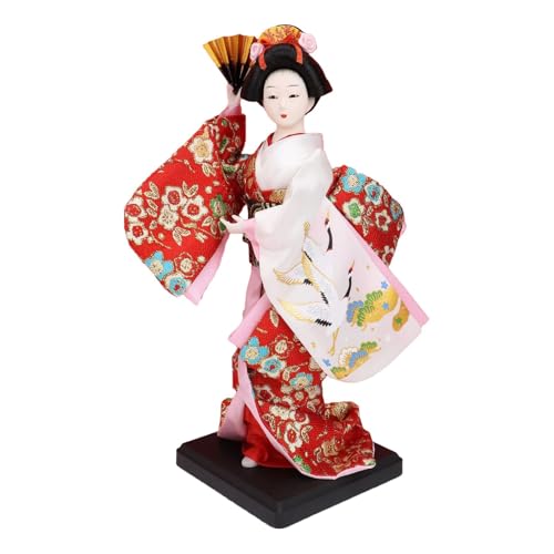FLCPJGV Geisha Puppe Japanische Statuette Sammlerfigur Im Kimono Dekorative Tischfigur mit Feiner Stickerei auf Der Kleidung für EIN Japanisches Ambiente Im, Style D FLCPJGV Geisha Puppe Japanische Statuette Sammlerfigur Im Kimono Dekorative Tischfigur mit Feiner Stickerei auf Der Kleidung für EIN Japanisches Ambiente Im, Style D von FLCPJGV