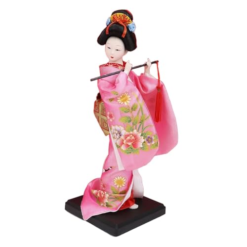 FLCPJGV Geisha Puppe Japanische Statuette Sammlerfigur Im Kimono Dekorative Tischfigur mit Feiner Stickerei auf Der Kleidung für EIN Japanisches Ambiente Im, Style E FLCPJGV Geisha Puppe Japanische Statuette Sammlerfigur Im Kimono Dekorative Tischfigur mit Feiner Stickerei auf Der Kleidung für EIN Japanisches Ambiente Im, Style E von FLCPJGV