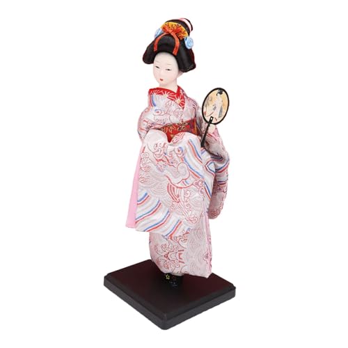 FLCPJGV Geisha Puppe Japanische Statuette Sammlerfigur Im Kimono Dekorative Tischfigur mit Feiner Stickerei auf Der Kleidung für EIN Japanisches Ambiente Im, Style G FLCPJGV Geisha Puppe Japanische Statuette Sammlerfigur Im Kimono Dekorative Tischfigur mit Feiner Stickerei auf Der Kleidung für EIN Japanisches Ambiente Im, Style G von FLCPJGV
