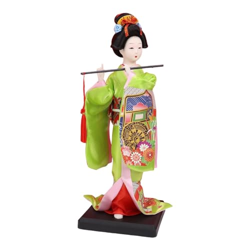 FLCPJGV Geisha Puppe Japanische Statuette Sammlerfigur Im Kimono Dekorative Tischfigur mit Feiner Stickerei auf Der Kleidung für EIN Japanisches Ambiente Im, Style H FLCPJGV Geisha Puppe Japanische Statuette Sammlerfigur Im Kimono Dekorative Tischfigur mit Feiner Stickerei auf Der Kleidung für EIN Japanisches Ambiente Im, Style H von FLCPJGV