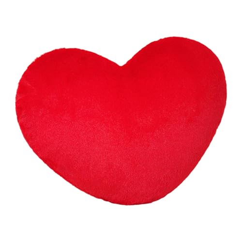 FLCPJGV Herzkissen Sitzkissen Nickerchenkissen Zierkissen Und Sofakissen Aus Flauschigem Plüschstoff für Gemütliche Momente für Wohnräume Und Partys, Rot FLCPJGV Herzkissen Sitzkissen Nickerchenkissen Zierkissen Und Sofakissen Aus Flauschigem Plüschstoff für Gemütliche Momente für Wohnräume Und Partys, Rot von FLCPJGV