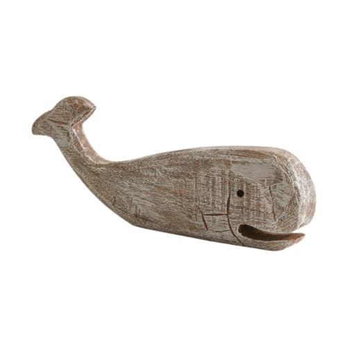 FLCPJGV Holzwal-Skulptur, nautische Dekoration, Geschnitzte Holzfigur für den Eingangsbereich FLCPJGV Holzwal-Skulptur, nautische Dekoration, Geschnitzte Holzfigur für den Eingangsbereich von FLCPJGV