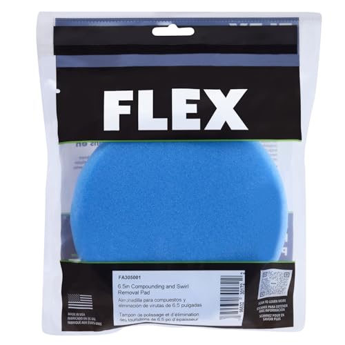 FLEX FA305001 Autopolierpad, 16,5 cm, Schaumstoff-Pad zum Entfernen von Verbindungen und Wirbeln FLEX FA305001 Autopolierpad, 16,5 cm, Schaumstoff-Pad zum Entfernen von Verbindungen und Wirbeln von FLEX