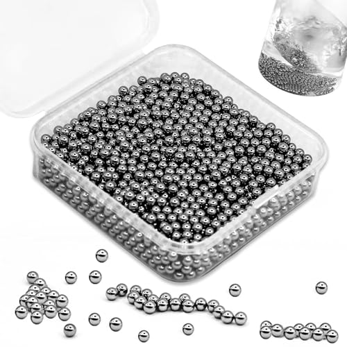 FLEXNOVA 1600 Stück Edelstahl Reinigungsperlen, 3mm Reinigungsperlen für Flaschen Glasflaschen, Edelstahlkugeln Reinigungsperlen Flaschenreiniger für Dekanter Vase Karaffen Flaschen Rostfreie FLEXNOVA 1600 Stück Edelstahl Reinigungsperlen, 3mm Reinigungsperlen für Flaschen Glasflaschen, Edelstahlkugeln Reinigungsperlen Flaschenreiniger für Dekanter Vase Karaffen Flaschen Rostfreie von FLEXNOVA