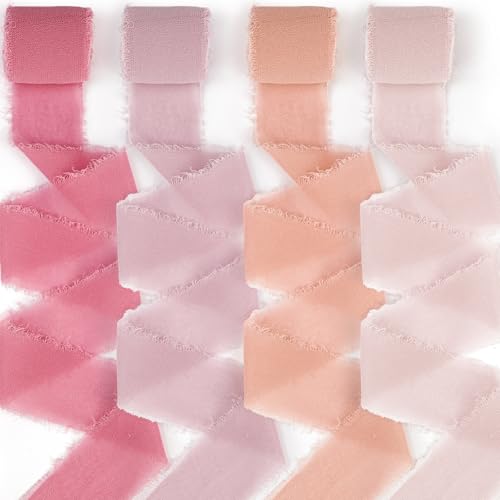 FLEXNOVA Chiffonband Rosa,4cm×20m Chiffon Band Altrosa, Schleifenband Stoffband, Dekoband, Geschenkband Stoff Hochzeit Breit, Satinband,Ribbon für Hochzeitseinladung, Brautstrauß, Geschenkverpackung FLEXNOVA Chiffonband Rosa,4cm×20m Chiffon Band Altrosa, Schleifenband Stoffband, Dekoband, Geschenkband Stoff Hochzeit Breit, Satinband,Ribbon für Hochzeitseinladung, Brautstrauß, Geschenkverpackung von FLEXNOVA
