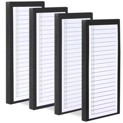 Magnetische Notizblöcke für Kühlschrank, 200 Blatt, Einkaufslisten-Magnetblock für Kühlschrank, volle magnetische Rückseite, Große, magnetische Notizblöcke für Einkaufsliste, To-Do-Liste, 4 Stück Magnetische Notizblöcke für Kühlschrank, 200 Blatt, Einkaufslisten-Magnetblock für Kühlschrank, volle magnetische Rückseite, Große, magnetische Notizblöcke für Einkaufsliste, To-Do-Liste, 4 Stück von FLIPPED