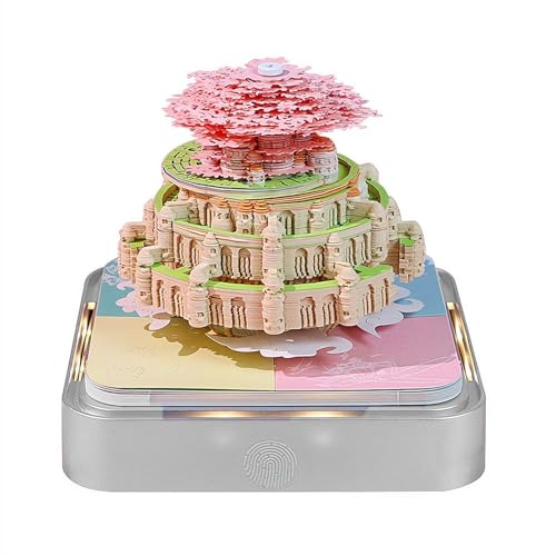 Time Piece Kalender 2026, 3D-Kalender 2026, Schloss im Himmel, mit Wochen- & LED-Lichtern, 3D-Haftnotizen, Schnitzerei, Kunst, Notizblock, Geschenk für Weihnachten, Einweihung, Desktop-Dekoration Time Piece Kalender 2026, 3D-Kalender 2026, Schloss im Himmel, mit Wochen- & LED-Lichtern, 3D-Haftnotizen, Schnitzerei, Kunst, Notizblock, Geschenk für Weihnachten, Einweihung, Desktop-Dekoration von FLKWOP