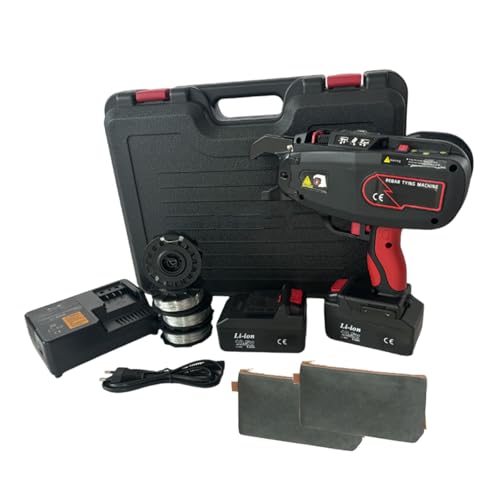 FLNOZAMZ Bewehrungsstahl-Tier-Bindemaschine 4-45 mm, elektrische Bewehrungsstahlbindemaschine mit 4-Draht-Rolle, Umreifungsmaschine aus Bewehrungsstahl zum Bündeln von Stahlstangen FLNOZAMZ Bewehrungsstahl-Tier-Bindemaschine 4-45 mm, elektrische Bewehrungsstahlbindemaschine mit 4-Draht-Rolle, Umreifungsmaschine aus Bewehrungsstahl zum Bündeln von Stahlstangen von FLNOZAMZ