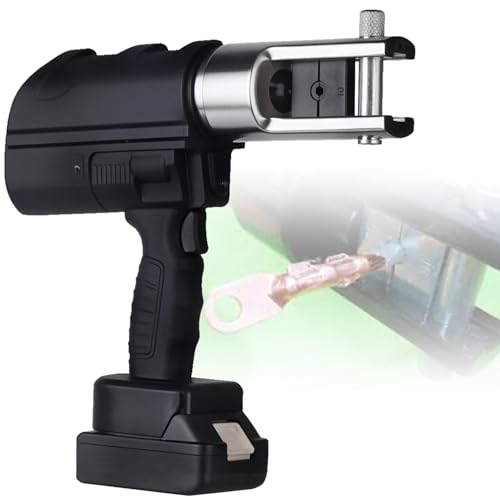 FLNOZAMZ Kabelloses elektrisches hydraulisches Crimpwerkzeug für die Verkabelung, professionelles Crimper-Kit, tragbare Hydraulikzange (Mch240) von FLNOZAMZ