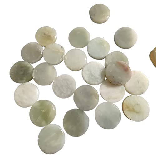 FLOAPA 4 Stück Natürliche Xiuyan Jade Runde Scheibe for die Herstellung von Ring Serpentin Stein Serpentinit Heimdekoration Stein DIY Geschenk Rohe Steine und Mineralien FLOAPA 4 Stück Natürliche Xiuyan Jade Runde Scheibe for die Herstellung von Ring Serpentin Stein Serpentinit Heimdekoration Stein DIY Geschenk Rohe Steine und Mineralien von FLOAPA