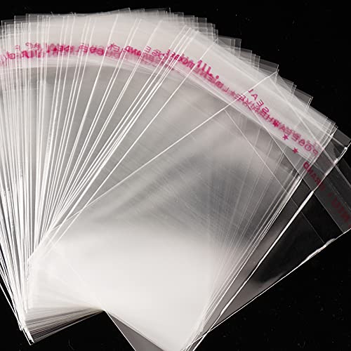 FLOFIA 200Pcs Selbstklebende Tüten Klein Transparent Plastiktüten 6 * 10cm Tütchen Verdickt Geschenktüten Cellophantüten Flachbeutel für Süßigkeiten Plätzchen Gebäck Schoolade Lutscher FLOFIA 200Pcs Selbstklebende Tüten Klein Transparent Plastiktüten 6 * 10cm Tütchen Verdickt Geschenktüten Cellophantüten Flachbeutel für Süßigkeiten Plätzchen Gebäck Schoolade Lutscher von FLOFIA