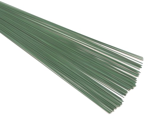 Florist, FLORAL Green STUB Wire (0.7mm) 22swg x 7.00" 60 grms approximatly 110+ Pieces. Ideal for The Crafts Person von FLOWERS FOR LOVE
