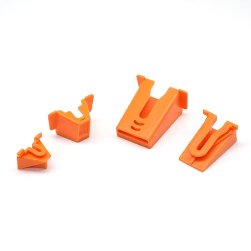 FLXKAODU Magnetischer Stoffschlauchhersteller für Gelee-Rollteppiche, Schrägband-Maker-Kit für DIY-Teppichherstellung & Quilt-Projekte (Orange) von FLXKAODU