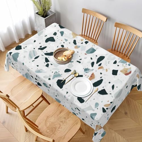 FLYIFE Terrazzo Tischdecke, Marmor, Pastellfarben, bedruckt, rechteckig, 228 x 152 cm, wasserabweisend, knitterfrei, perfekt für Essen und Veranstaltungen FLYIFE Terrazzo Tischdecke, Marmor, Pastellfarben, bedruckt, rechteckig, 228 x 152 cm, wasserabweisend, knitterfrei, perfekt für Essen und Veranstaltungen von FLYIFE