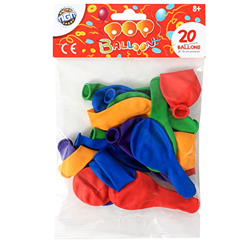 FLYPOP'S - 20 aufblasbare Ballons - Party - 130020 - Mehrfarbig - Naturlatex - Kinder - Geburtstag - Wasserbombe - 19 cm x 19 cm - Ab 3 Jahren FLYPOP'S - 20 aufblasbare Ballons - Party - 130020 - Mehrfarbig - Naturlatex - Kinder - Geburtstag - Wasserbombe - 19 cm x 19 cm - Ab 3 Jahren von FLYPOP'S