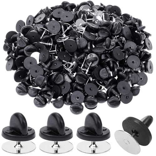 50 Paar Anstecker Pin Backings,Tie Tack Pin Backs mit Blank Pins 10mm Gummi Tie Tack Pin Butterfly Pin Back Metall Butterfly Clutch Schmetterling Clutch für Schmuckherstellung und Handwerk 50 Paar Anstecker Pin Backings,Tie Tack Pin Backs mit Blank Pins 10mm Gummi Tie Tack Pin Butterfly Pin Back Metall Butterfly Clutch Schmetterling Clutch für Schmuckherstellung und Handwerk von FLZONHUT