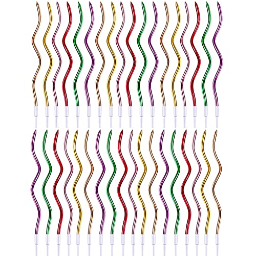 Geburtstagskerzen Kuchen,36 Stücke Spiral Metallic Geburtstagskerzen Cupcake Kerzen Kuchen Topper Dekoration für Geburtstagsfeier Hochzeit Baby Dusche Geburtstagskerzen Kuchen,36 Stücke Spiral Metallic Geburtstagskerzen Cupcake Kerzen Kuchen Topper Dekoration für Geburtstagsfeier Hochzeit Baby Dusche von FLZONHUT