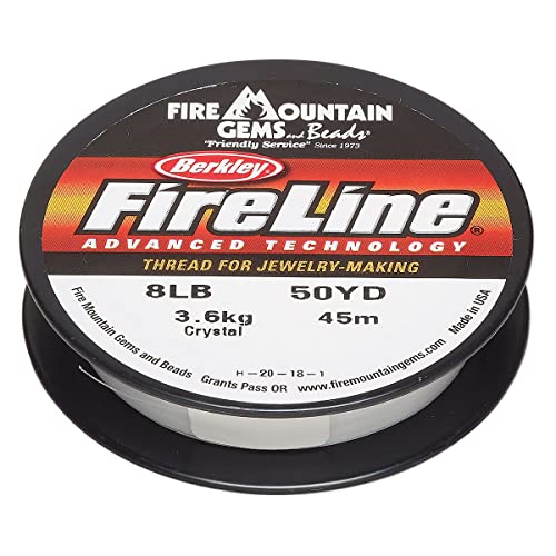 Berkley FireLine Geflochtenes Perlenfaden, 3,6 kg, transparent, 0,18 mm, 50 Meter von FMG