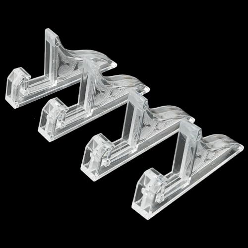 FMHXG 4 x Kunststoff-Rahmenständer, Medaillen-Urkundenständer, transparent, multifunktional, zum Präsentieren von Tellern, Rahmen, kleinen Kunstwerken, Ölgemälden, Tabletts, Fliesen FMHXG 4 x Kunststoff-Rahmenständer, Medaillen-Urkundenständer, transparent, multifunktional, zum Präsentieren von Tellern, Rahmen, kleinen Kunstwerken, Ölgemälden, Tabletts, Fliesen von FMHXG