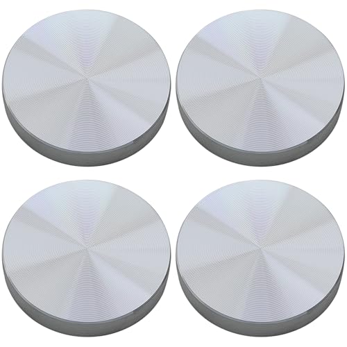 FMHXG Runde Möbelbeine aus massivem Aluminium, dekorative Beschläge, 40 mm x M8 Zähne x 7 mm dick, für Glastisch, 4 Stück FMHXG Runde Möbelbeine aus massivem Aluminium, dekorative Beschläge, 40 mm x M8 Zähne x 7 mm dick, für Glastisch, 4 Stück von FMHXG
