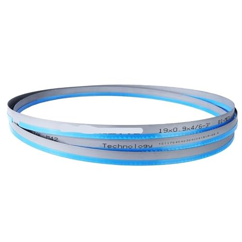 FMingNian 1pc Sägeband Länge Customized 1500-5000mm X 19mm X 0,9 mm oder 0,75 „x0.035“ Bi-Metall-Sägebänder for Span (Farbe : 10 and 14 tpi, Größe : 3600) von FMingNian