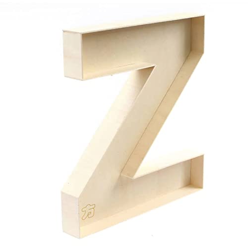 Dekorativer Holzbuchstabe Z, befüllbar, Buchstaben- und Zahlenformen Dekorativer Holzbuchstabe Z, befüllbar, Buchstaben- und Zahlenformen von FNB